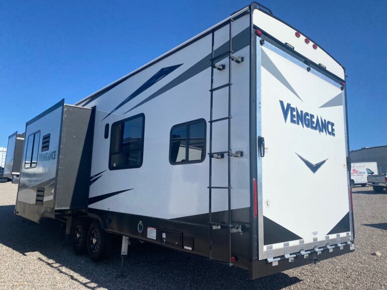 2019 Forest River Vengeance 345A13 5th wheel toy hauler First Class
